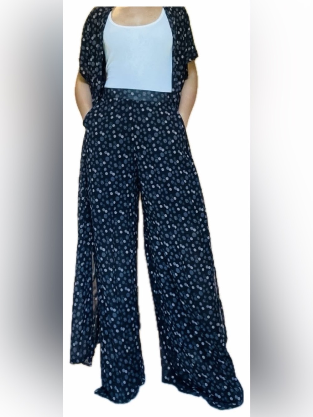 Tall Kimono and Pant Set Custom made - Picture 1 of 12